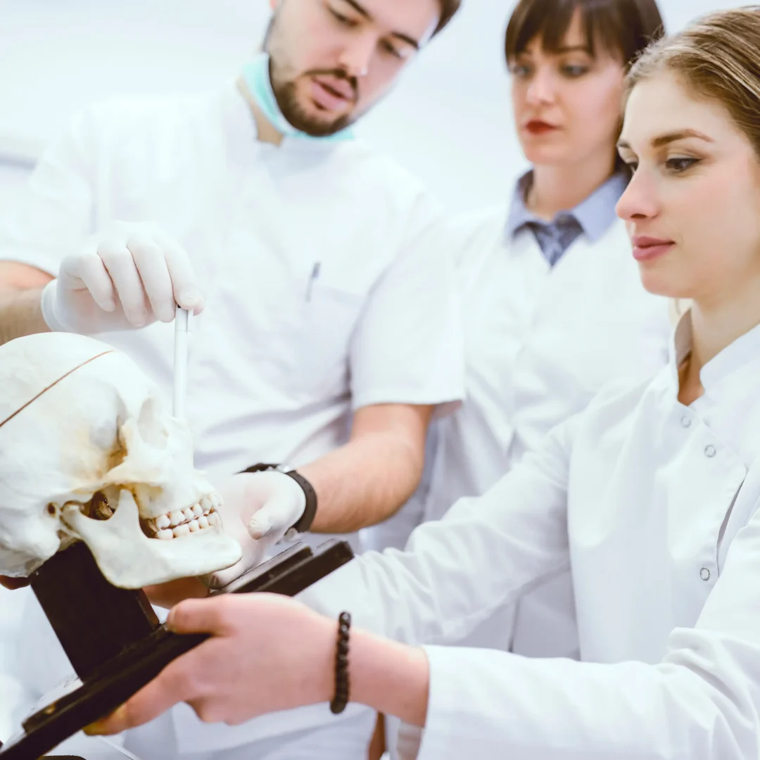 Dentists attending a postgraduate dental education course at GADE in Athens.